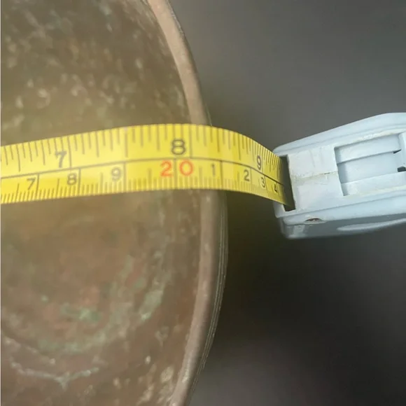 FABULOUS VINTAGE MIDDLE EASTERN TINNED 8” COPPER BOWL - Picture 10 of 14